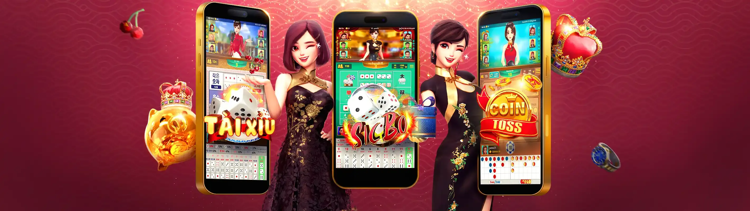Giao diện ứng dụng di động HB88 với các trò chơi cá cược thể thao và casino